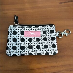 Scout Black and White Geometric Coin Pouch